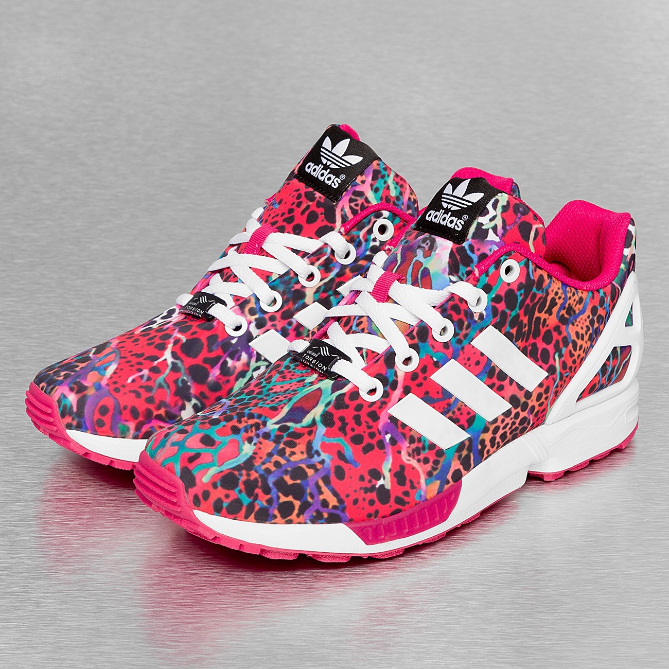 adidas zx flux leopard homme